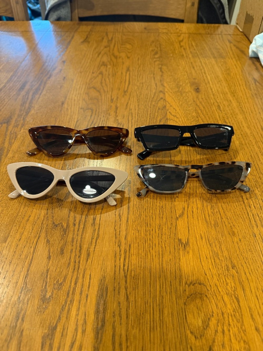 Fashion sunglasses - top two are BP lower two are from Italy